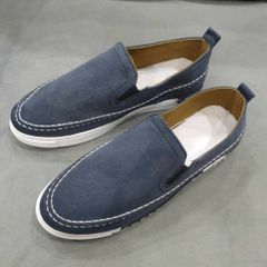 Giày Lười Nam Slip-on G17 Khâu Viền - Giày Vải Chống Trơn, Dễ Phối Đồ Cho Đi Học, Đi Chơi, Đi Làm