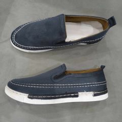 Giày Lười Nam Slip-on G17 Khâu Viền - Giày Vải Chống Trơn, Dễ Phối Đồ Cho Đi Học, Đi Chơi, Đi Làm