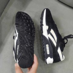 Giày Thể Thao Nam G32 Sneaker Da Lộn Đen/Xanh - Phong Cách Trẻ Trung, Thoáng Khí, Dễ Phối Đồ, Chất Liệu Cao Cấp