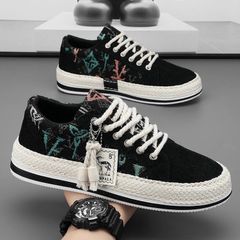 Giày sneaker nam Mã 525D Thổ Cẩm phong cách trẻ trung - Thiết kế độc đáo, êm ái, bền bỉ, phù hợp đi học và đi chơi