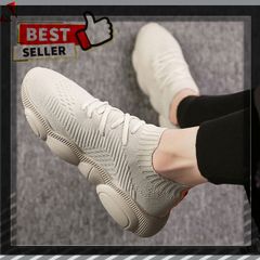 Giày Thể Thao Nam Sneaker G12 - Cổ Thấp, Đế Bằng, Thoáng Khí, Phong Cách Hàn Quốc, Lý Tưởng Đi Học và Đi Chơi, Màu Kem Sang Trọng