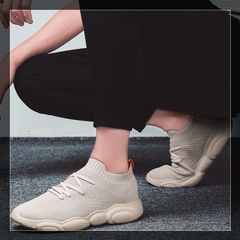Giày Thể Thao Nam Sneaker G12 - Cổ Thấp, Đế Bằng, Thoáng Khí, Phong Cách Hàn Quốc, Lý Tưởng Đi Học và Đi Chơi, Màu Kem Sang Trọng