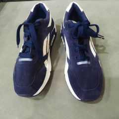 Giày sneaker nam G32 XANH vải da lộn thể thao phong cách trẻ trung, thời trang năng động, buộc dây - Đi học, đi chơi, thoáng khí.