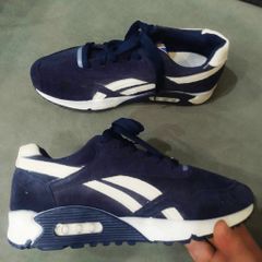 Giày sneaker nam G32 XANH vải da lộn thể thao phong cách trẻ trung, thời trang năng động, buộc dây - Đi học, đi chơi, thoáng khí.