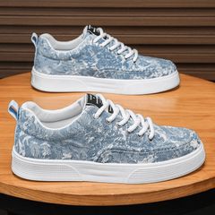 Giày Sneaker Thể Thao Nam Vải Xanh Mã 333 Thời Trang Học Đường - Dễ Phối Đồ, Đảm Bảo Chất Lượng và Giá Tốt