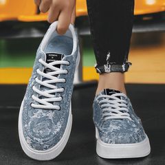 Giày Sneaker Thể Thao Nam Vải Xanh Mã 333 Thời Trang Học Đường - Dễ Phối Đồ, Đảm Bảo Chất Lượng và Giá Tốt