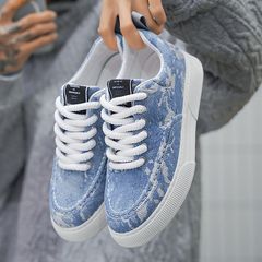 Giày Sneaker Thể Thao Nam Vải Xanh Mã 333 - Thời Trang Mới Dễ Phối Đồ Cho Học Sinh và Người Đi Chơi