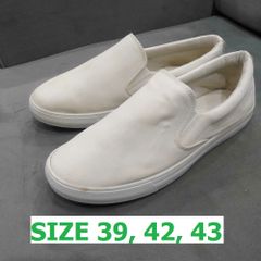 Giày Lười Nam Slip-on G16 Trắng Thời Trang Đẹp, Xả Kho Giá Rẻ, Số Lượng Ít, Hàng Chất Lượng - Ảnh Thật 100%