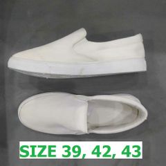 Giày Lười Nam Slip-on G16 Trắng Thời Trang Đẹp, Xả Kho Giá Rẻ, Số Lượng Ít, Hàng Chất Lượng - Ảnh Thật 100%
