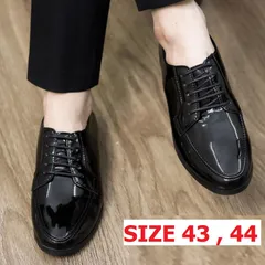 Giày Tây Nam Da Bóng H136 - Đế Cao Khâu Đế Chắc Chắn, Mẫu Mới Thời Trang Dễ Phối Đồ, Chất Lượng Cao Cấp