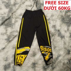 Quần Jogger Thể Thao Unisex FREESIZE Dưới 60kg - Quần Tập Gym Năng Động, Dễ Phối Đồ Cho Nam Nữ, Chất Liệu Mát Mẻ
