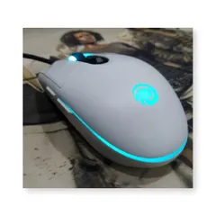 Chuột Chơi Game F102 RGB 3500DPI Ergonomic Đen Trắng - Phần Mềm Tùy Chỉnh, Thiết Kế Nhỏ Gọn, Hiệu Ứng Ánh Sáng 16 Triệu Màu