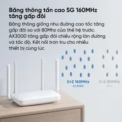 ⭐ ⭐ ⭐ Bộ phát Router Wifi XM AX3000 CR8808 - Hiệu Năng Cao, Giá Tốt Chuẩn WIFI 6 Hỗ trợ Mesh , Cộng nghệ OFDMA , 2 băng