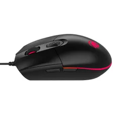 Chuột Chơi Game F102 RGB 3500DPI Ergonomic - Thiết Kế Nhỏ Gọn Đen Trắng, Phù Hợp Cho Game Thủ và Văn Phòng