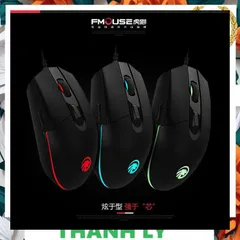 Chuột Chơi Game F102 Ergonomic - Led RGB 3500DPI, Thiết Kế Nhỏ Gọn, Tính Năng Tùy Chỉnh Phần Mềm, Phù Hợp Với Gamer Việt