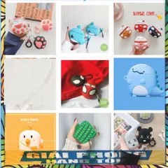 Vỏ Bọc AirPods Silicone Dẻo - Hộp Sạc Tai Nghe AirPods 1 2 PRO - Thiết Kế Thời Trang, Đẹp, Bảo Vệ Chắc Chắn - Bộ Sưu Tập 15 Mẫu