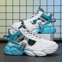 Giày Thể Thao Nam Cao Cổ Offwhite Loang Đế - Fashion Mới Nhất Kiểu Dáng Đang Hot Trend, Thích Hợp Đi Học, Đi Chơi