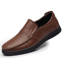 Giày Da Lười Nam Đế Cao Su - Thời Trang Đơn Giản, êm chân, Dễ Phối Đồ, Mẫu Mới Lịch Lãm