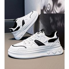 Giày Thể Thao Nam Sneakers Đế Bằng Hàn Quốc Mã GH28 - Thời Trang Mới Dễ Phối Đồ, Siêu Hack Dáng, Đi Học Đi Chơi