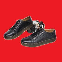 Giày Nam Đốc Tờ Buộc Dây Da Bò Cao Cấp Đế Cao Su Siêu Bền - Giày Phượt Bảo Hộ Thời Trang Đi Học, Đi Chơi, Đi Làm