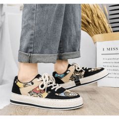 Giày Nam Thổ Cẩm Mẫu Mới Kiểu Dáng Trẻ Trung, Năng Động, Hot Trend - Mã 397 Dễ Phối Đồ Thời Trang