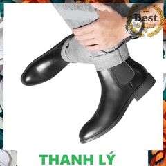 Giày Boots Nam Chelsea Classic - Đế Khâu Sang Trọng, Thời Trang Dễ Phối, Chống Trơn Trượt, Dành Cho Phong Cách Hiện Đại