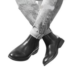 Giày Boots Nam Chelsea Classic - Đế Khâu Sang Trọng, Thời Trang Dễ Phối, Chống Trơn Trượt, Dành Cho Phong Cách Hiện Đại