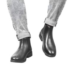 Giày Boots Nam Chelsea Classic - Đế Khâu Sang Trọng, Thời Trang Dễ Phối, Chống Trơn Trượt, Dành Cho Phong Cách Hiện Đại