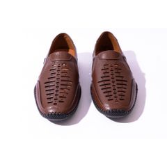 Giày Lười Nam Đục Lỗ Thoáng Mát - Giày Da Cao Cấp, Đế Cao Su Nguyên Khối, Phong Cách Công Sở, Thoải Mái Cho Mùa Hè