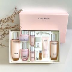 Set dưỡng da ẩm mượt Ohui Miracle Moisture Pink Barrier 9pcs mới