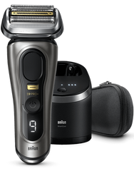 Máy cạo râu BRAUN Series 9 Pro+ 9566cc - Công nghệ AutoSense, Trạm làm sạch 6 trong 1, Chất lượng Đức, Cạo ướt và khô, Đầu cạo 5+1 tiên tiến