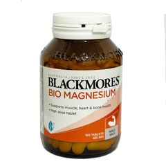 Viên uống bổ sung magie Blackmores Bio Magnesium Úc 100 viên - Hỗ trợ sức khỏe cơ bắp và xương, giảm chuột rút hiệu quả