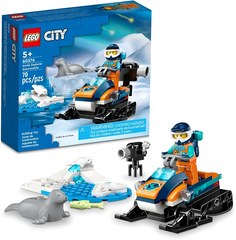 Đồ chơi lắp ghép LEGO chính hãng City Arctic Explorer Snowmobile 60376 - 70 mảnh ghép 240822