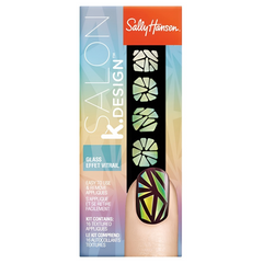 Sticker dán móng tay mảnh kính Sally Hansen Salon K Design - Họa tiết Vitrail 16 miếng, Dễ Dàng, Thời Trang, Làm Đẹp Móng Tay