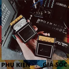 Vỏ Bọc AirPods 1 2 Pro (Loa Đen) Bằng Silicon Dẻo - Phụ Kiện Chất Lượng Cho Tai Nghe AirPods Sạc Thông Minh