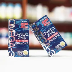 (Hàng nhập khẩu) Dầu cá Omega 3 Orihiro lọ 180 viên