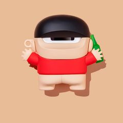 Vỏ Bọc Airpods Silicon Dẻo - Thiết Kế SHIN Tài Phiệt Cho Hộp Sạc AirPods 1 2 - Phụ Kiện Thời Trang Tai Nghe