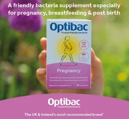 (Hàng nhập khẩu) Men vi sinh cho bà bầu Optibac Pregnancy hộp 30 viên