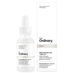Serum chống viêm, giảm kích ứng dành cho da mụn The Ordinary Niacinamide 10% + Zinc 1% 30ml 240846