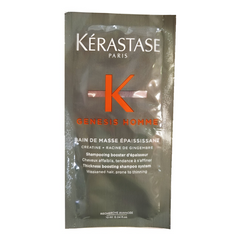 Dầu Gội Nam Kérastase Genesis Homme 10ml - Tăng Cường Sợi Tóc, Chiết Xuất Creatine & Gừng, Sạch Sâu Da Đầu