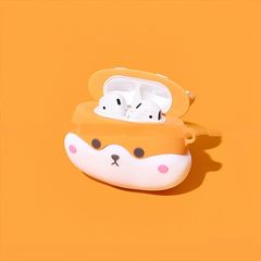 Vỏ Bọc Silicon AirPods 1 2 PRO Chó Shiba Inu - Bao Tại Nghe Chịu Lực, Thiết Kế Độc Đáo, Phụ Kiện Thời Trang