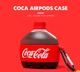 [ ᴄᴀꜱᴇ ᴀɪʀᴘᴏᴅ ]  Vỏ Bọc Airpods 1 2 PRO ( Chai nước ngọt Coca Cola ) Cho Hộp Sạc Tai Nghe AirPods 1 2 PRO