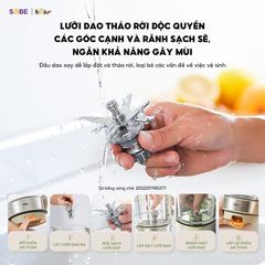 Máy làm sữa hạt Bear 1.75L SB-SH17V - Thiết kế 6 lớp giảm tiếng ồn, nhiều chức năng nấu tiện ích, công suất mạnh mẽ 1200W, phục vụ đa dạng món ăn.
