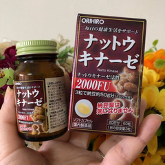 (Hàng nhập khẩu) Viên uống Nattokinase 2000FU Orihiro lọ 60 viên