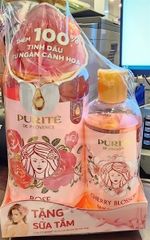 Sữa Tắm Purité Hoa Hồng 850ml - Vương Quốc Hoa Hồng Tự Nhiên, Dưỡng Ẩm Mịn Màng, Thư Giãn Mỗi Ngày