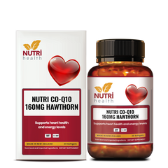 Viên Uống Bổ Tim Nutri Co-Q10 160mg - Hỗ Trợ Sức Khỏe Tim Mạch từ New Zealand - Hộp 30 Viên Dễ Dùng Hàng Ngày