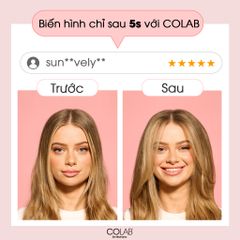 Dầu Gội Khô Colab Original 200ml - Giải Pháp Tóc Sạch Bồng Bềnh, Dưỡng Mềm Mượt, Hương Cam Bergamot & Hoa Hồng, Không Để Lại Vệt Trắng