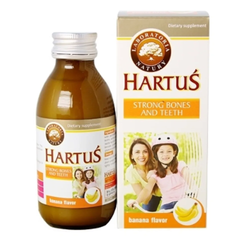(Hàng nhập khẩu) Canxi Hartus cho trẻ từ 4 tháng tuổi lọ 150ml 