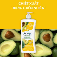 Dưỡng Thể St.Ives Bơ & Vitamine E 621ml (Vàng)
