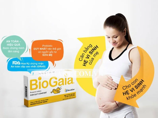 (Hàng nhập khẩu) Men vi sinh cho bà bầu Biogaia Protectis 10 viên